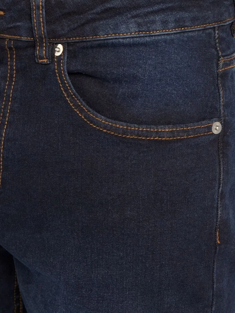VAQUERO SLIM CON 5 BOLSILLOS  L34  AZUL